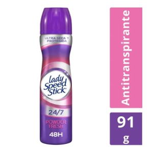 Lady Speed Stick Desodorante Aerosol 24/7 Powder Fresh 150 ml