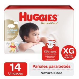 Huggies Natural Care Pañal Talla "XG"