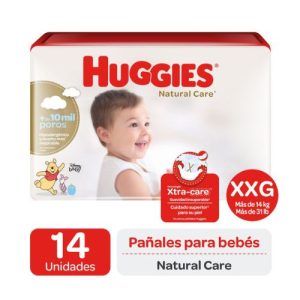 Huggies Natural Care Pañal Talla "XXG"