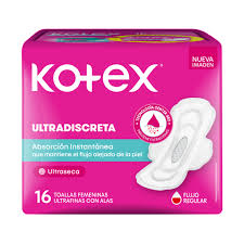 Kotex Toallas Higiénicas Ultrafinas con Alas