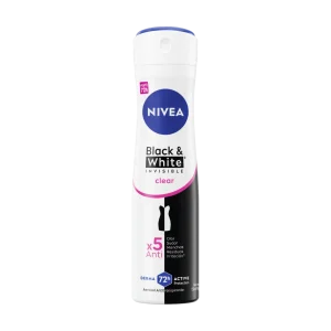Nivea Desodorante Aerosol Black & White Invisible CLEAR 150 ml