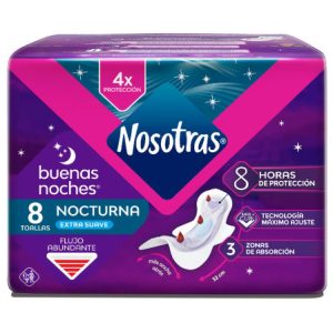 Nosotras Toallas Higiénicas Buenas Noches Con Alas