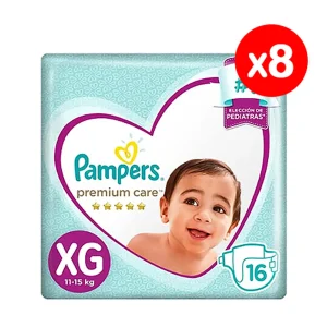 Pampers Premium Care Manga Pañal Talla “XG”