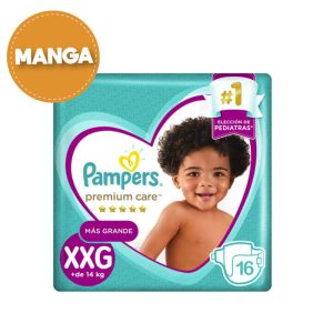 Pampers Premium Care Manga Pañal Talla “XXG”