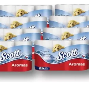 Scott Aromas Papel Higiénico Doble Hoja MANGA