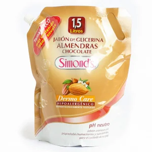Simond's Jabón de Glicerina Almendras Chocolate 1.5 lts