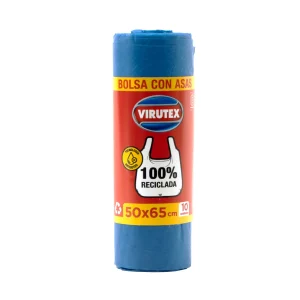 Virutex Bolsas de Basura 50 x 65 cms AZUL