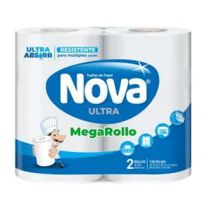 Nova Ultra Mega Rollo Toalla Absorbente