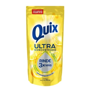 Quix Ultra Concentrado Lavalozas Recarga 450 ml