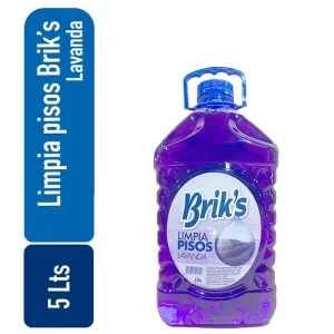 10 Unidades - Limpiapisos Brik's Lavanda 5 Lts
