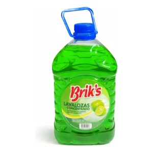 10 Unidades - Lavalozas Brik's Limón 5 Lts