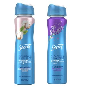 Secret 2x Desodorante Spray 150 ml