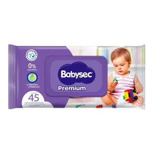 Caja - Babysec Toallitas Húmedas 45 Unidades