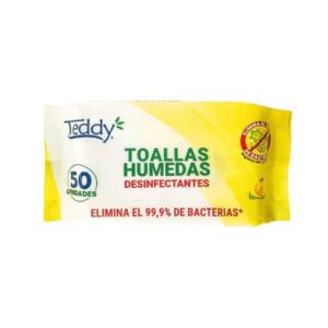 Teddy Toallas Húmedas Desinfectantes 50 Un - Limón