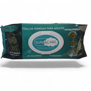Caja - Suav&Care Toallas Húmedas para Adulto