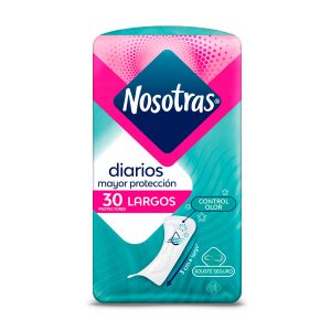 Nosotras Protectores Diarios Largos 30 Un